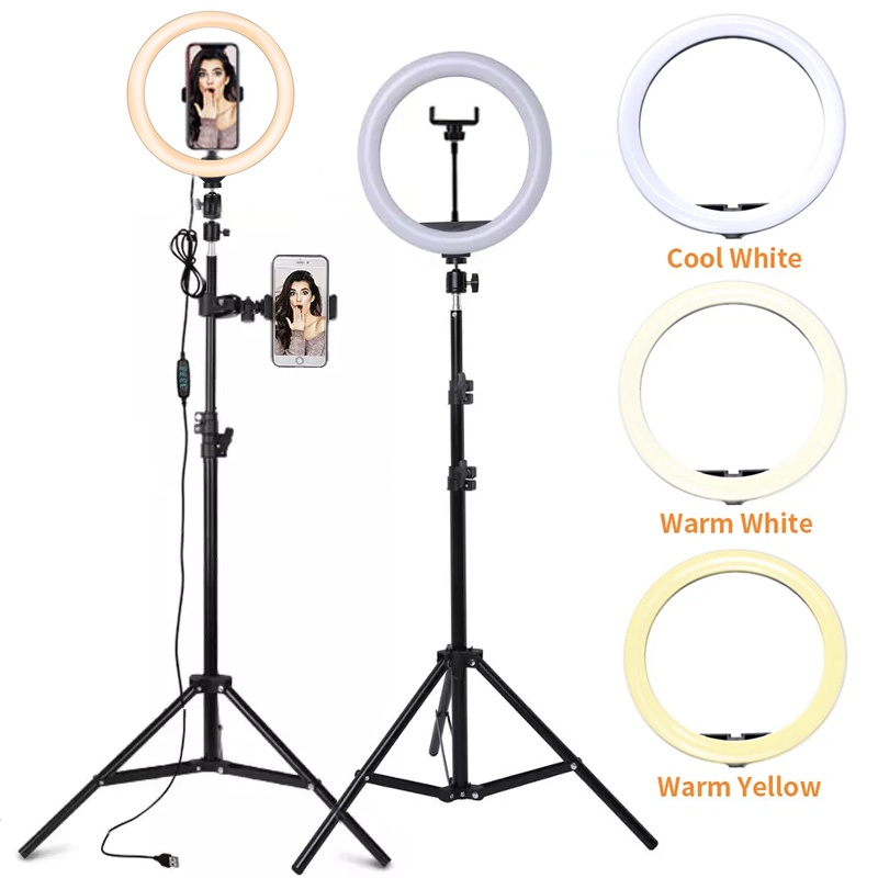 Lighting Gallery - Lampu Cincin Selfie LED 6/10/12 Inci,