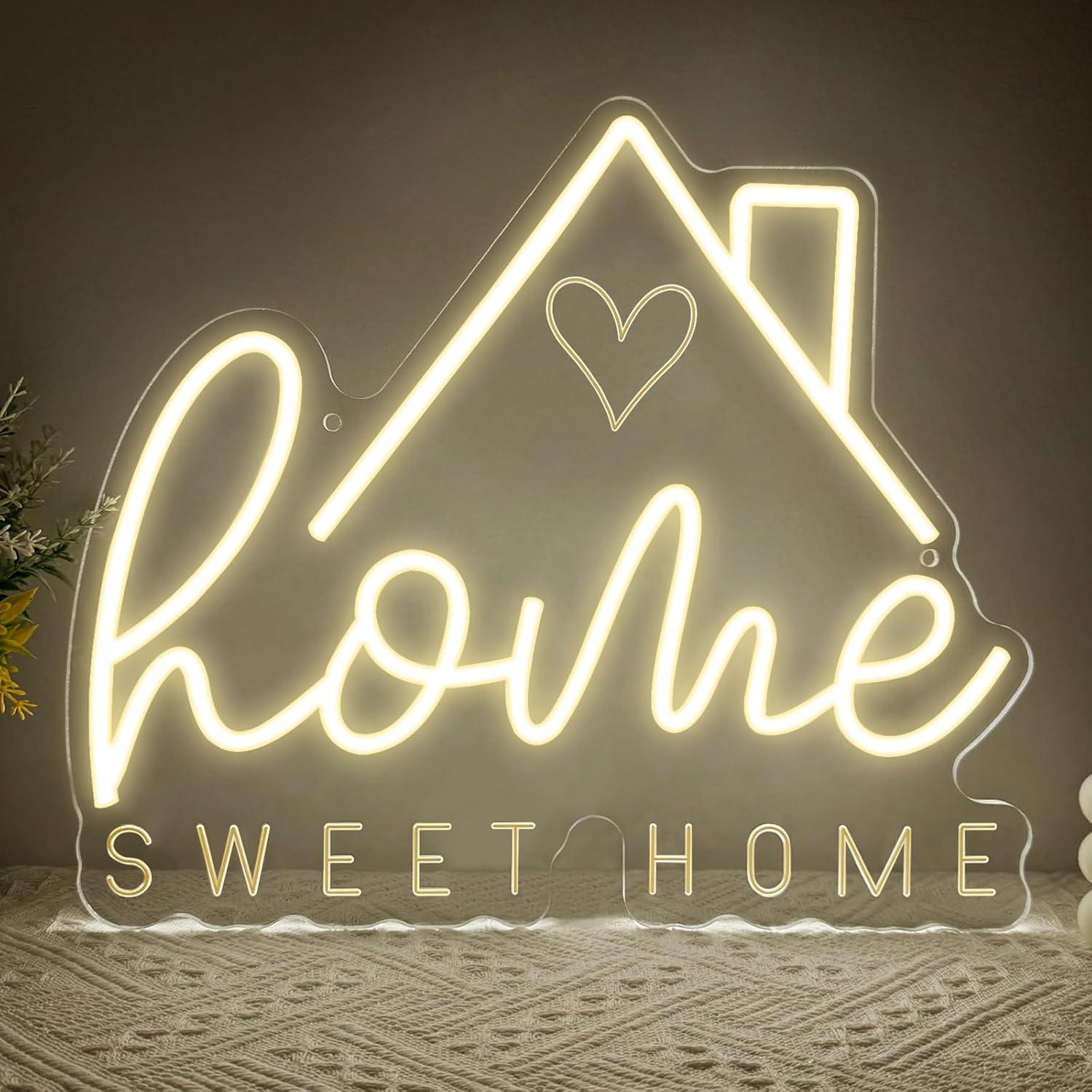 Lighting Decor For Home - Lampu LED Neon Sweet Home USB
