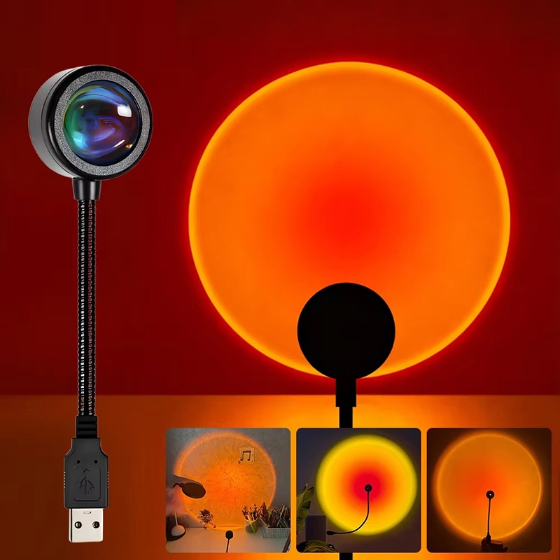 Lighting Gallery - Lampu USB Gradien Warna-warni Lampu Suasana