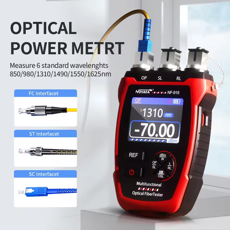 Lighting Visual - Noyafa NF-919 Pengukur Daya Optik Dengan