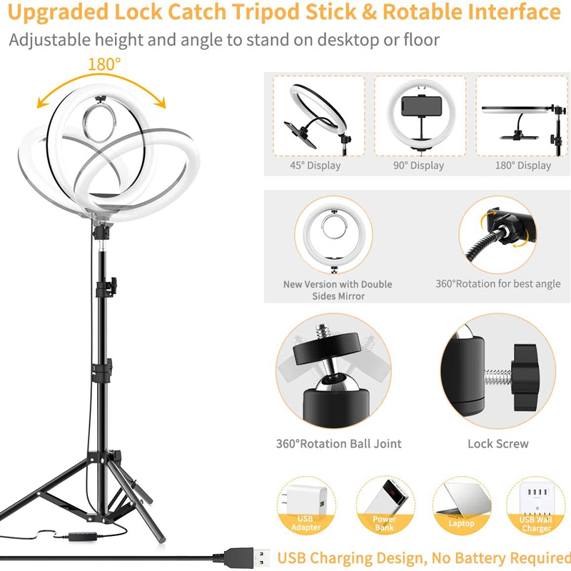Lampu Cincin Selfie 16/26/33Cm - Lighting Gallery ulasan dan harga