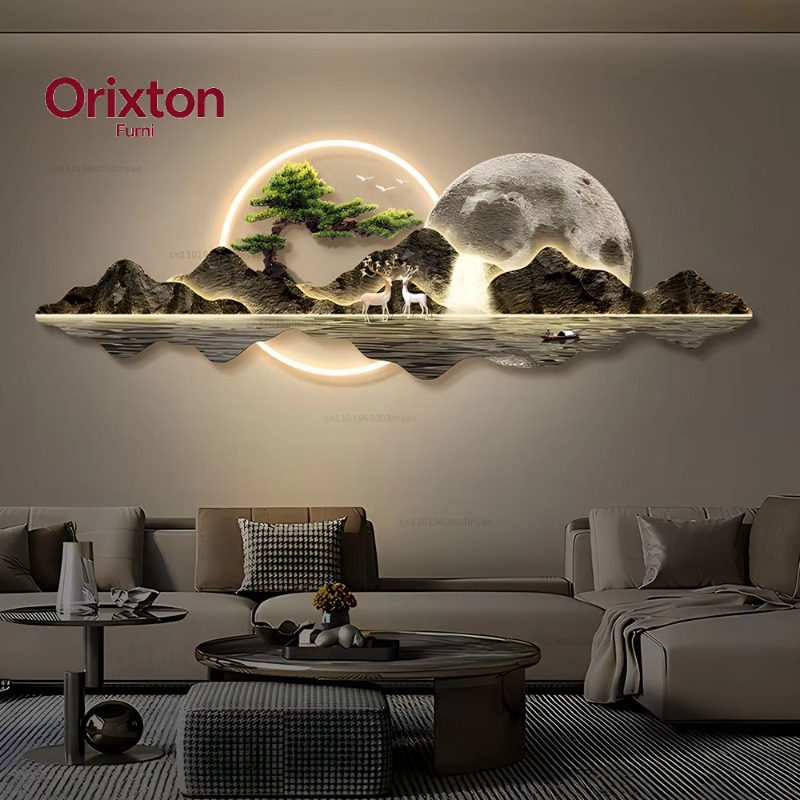 Lukisan Kanvas Dinding LED Ter - Home Decor Lighting Wholesale ulasan dan harga