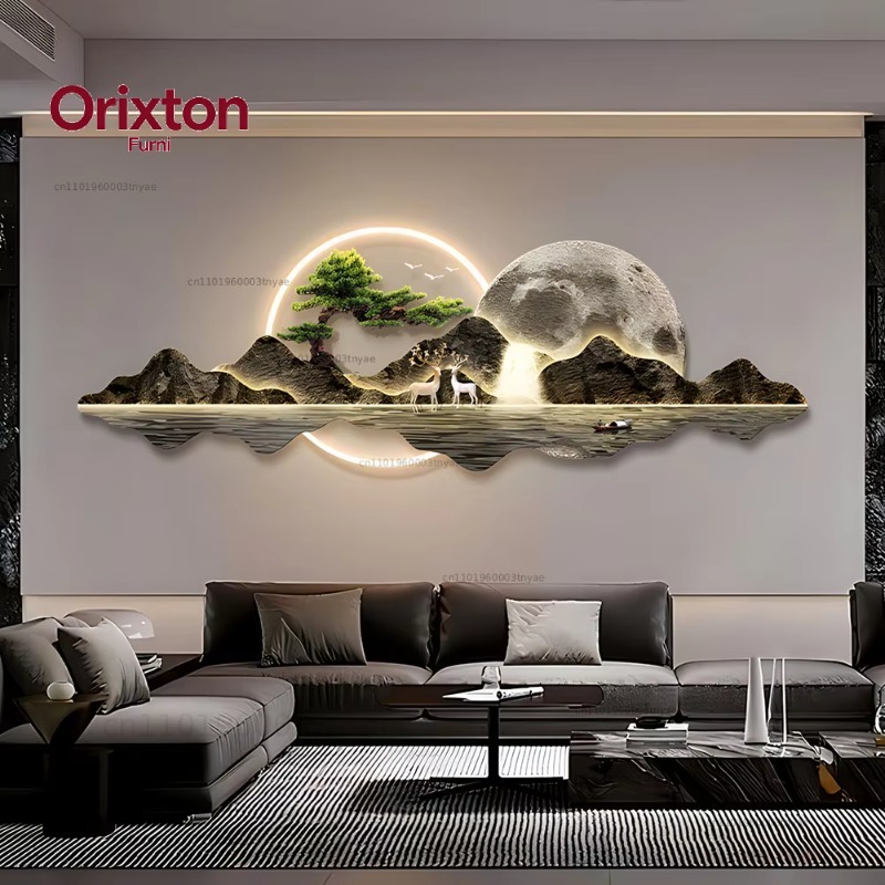 Lukisan Kanvas Dinding LED Ter - Home Decor Lighting Wholesale ulasan dan harga