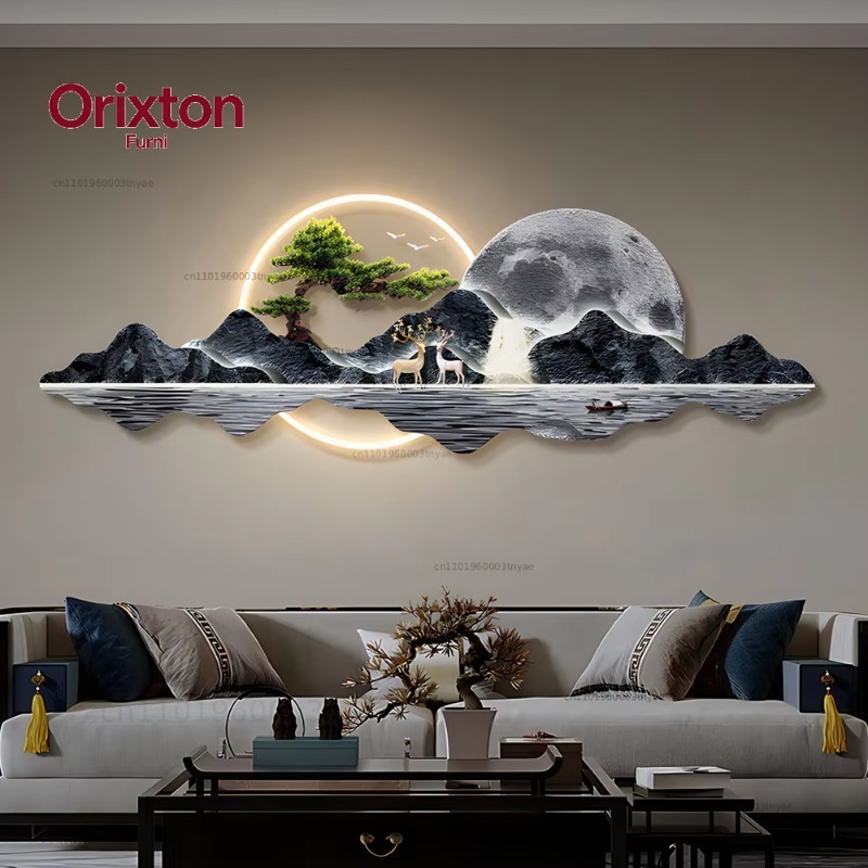 Lukisan Kanvas Dinding LED Ter - Home Decor Lighting Wholesale ulasan dan harga
