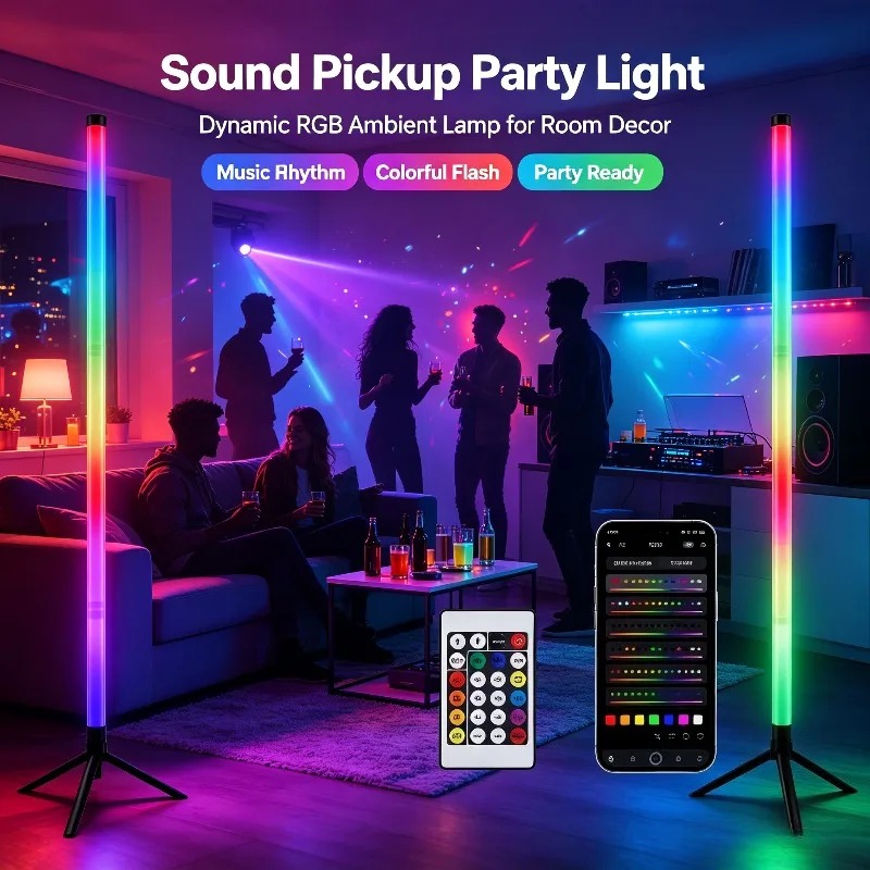 2 Paket Lampu Lantai Sudut LED - Lighting Decoration In Bedroom ulasan dan harga