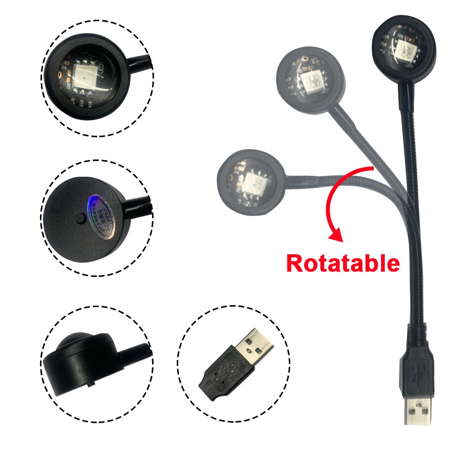 Lampu USB Gradien Warna-warni  - Lighting Gallery ulasan dan harga