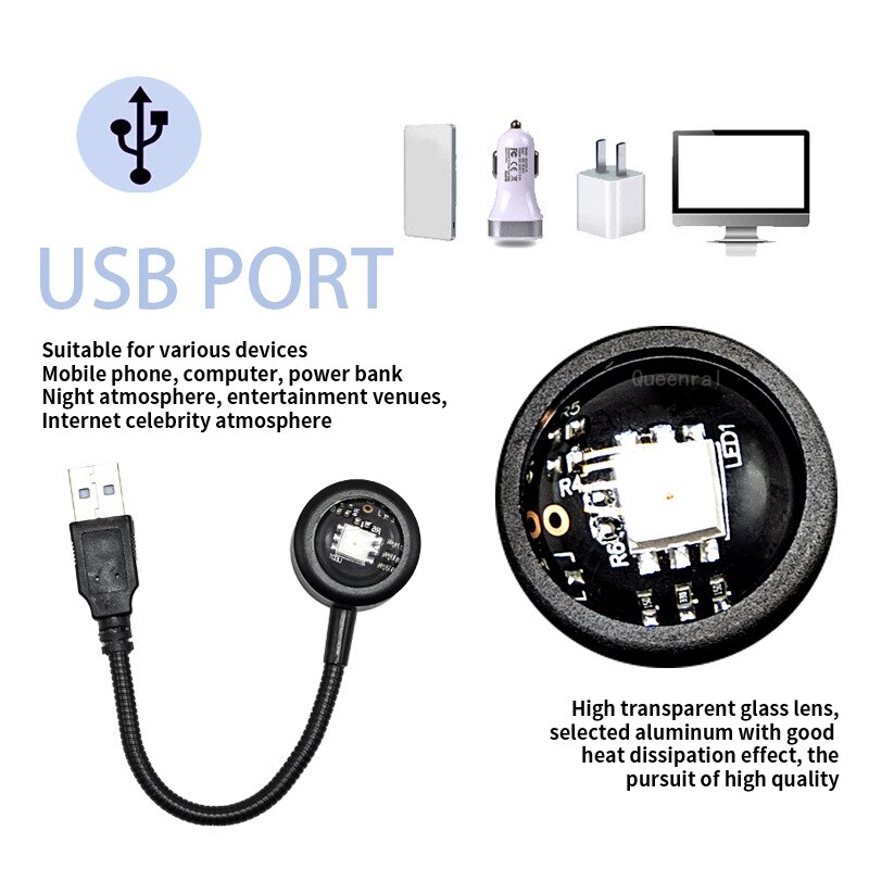 Lampu USB Gradien Warna-warni  - Lighting Gallery ulasan dan harga