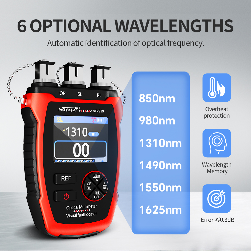 NOYAFA Tester serat optik NF-9 - Lighting Visual ulasan dan harga