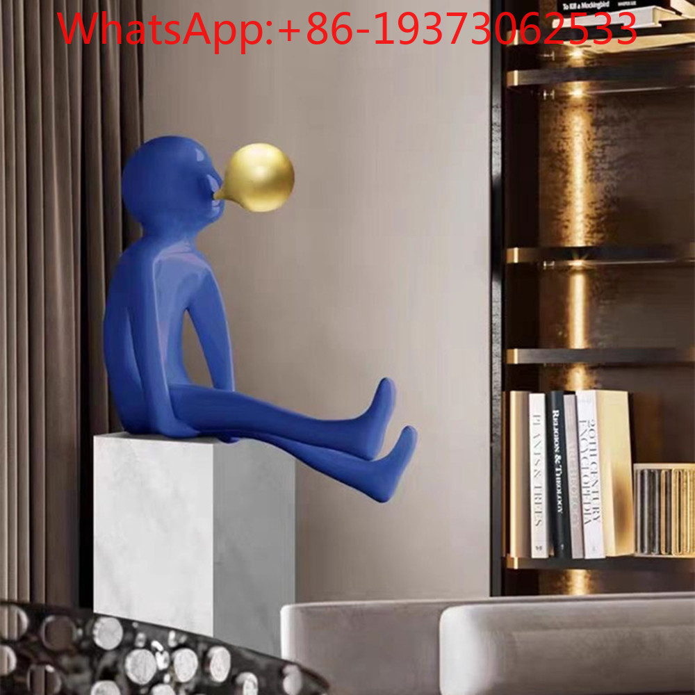 Patung Tiup Gelembung Figur Pi - Lighting Decoration ulasan dan harga
