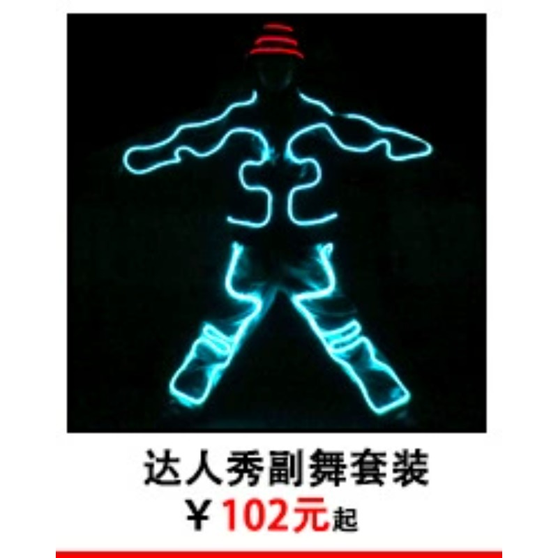 Kostum Glow Stickman EL Wire P - Lighting Visual ulasan dan harga
