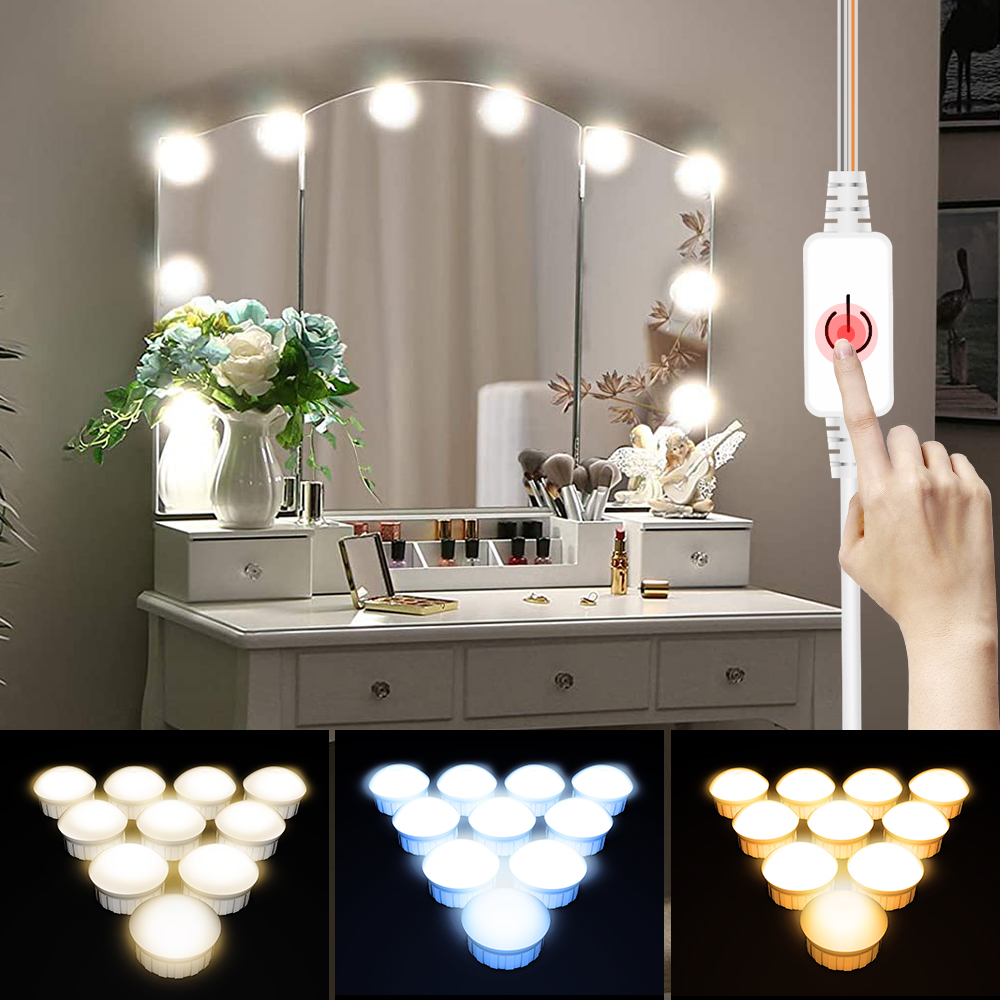 Lampu Cermin LED USB untuk Mej - Colour Changing Bulb ulasan dan harga