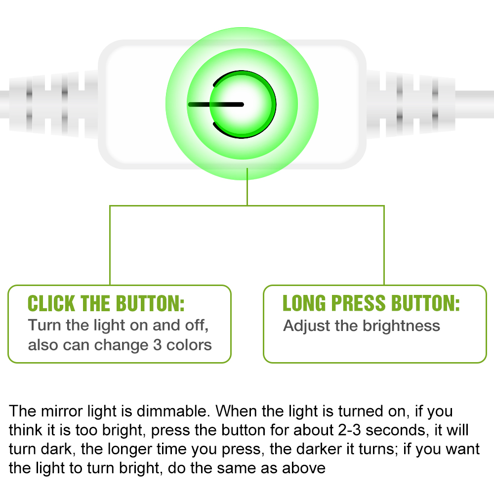 Lampu Cermin LED USB untuk Mej - Colour Changing Bulb ulasan dan harga