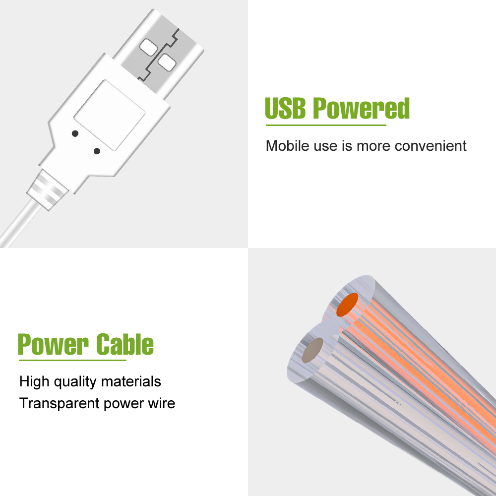 Lampu Cermin LED USB untuk Mej - Colour Changing Bulb ulasan dan harga