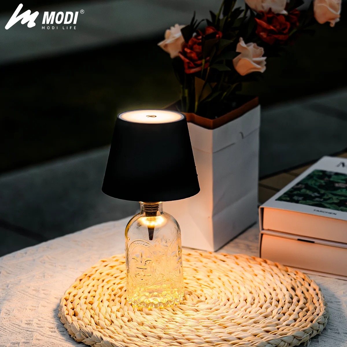 Lampu Meja Botol Kontrol Sentu - Colour Changing Bulb ulasan dan harga