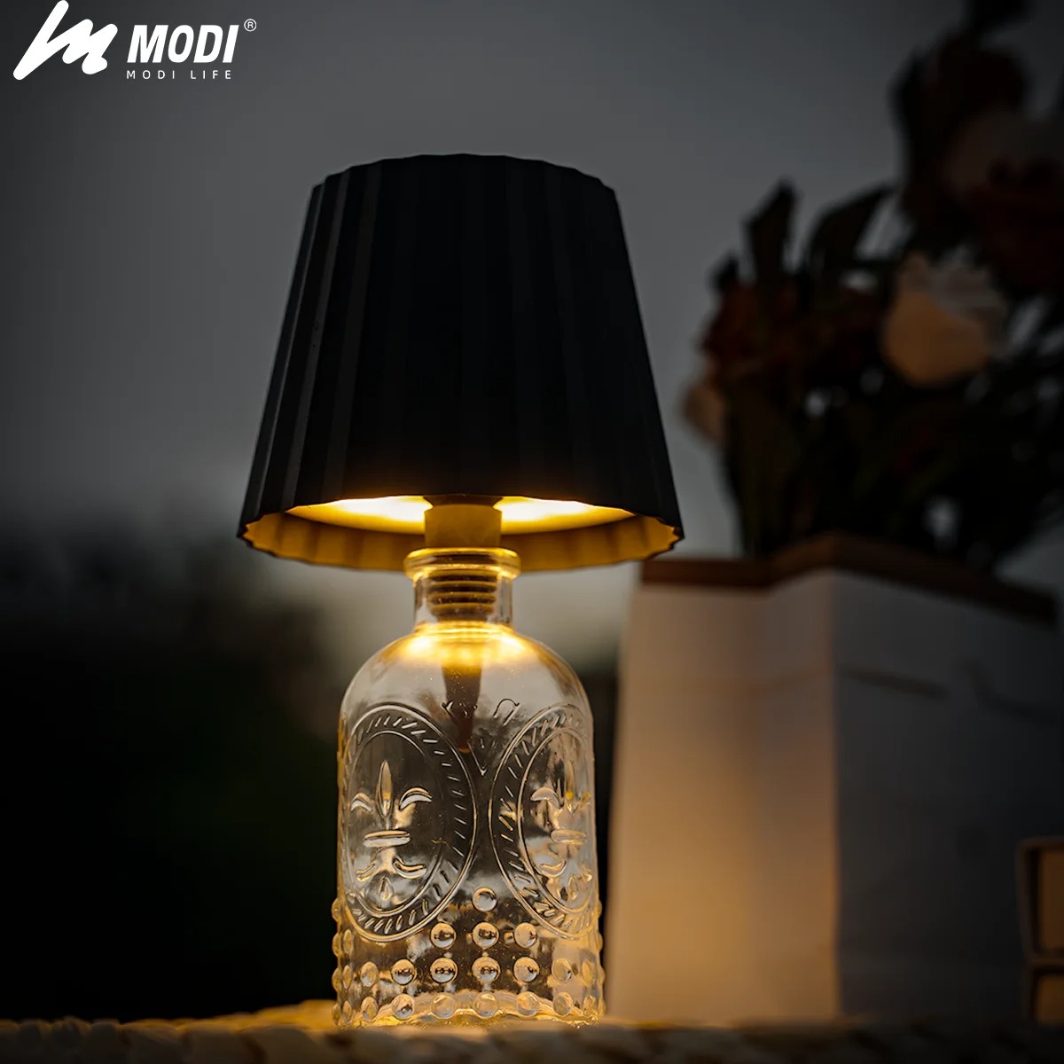 Lampu Meja Botol Kontrol Sentu - Colour Changing Bulb ulasan dan harga