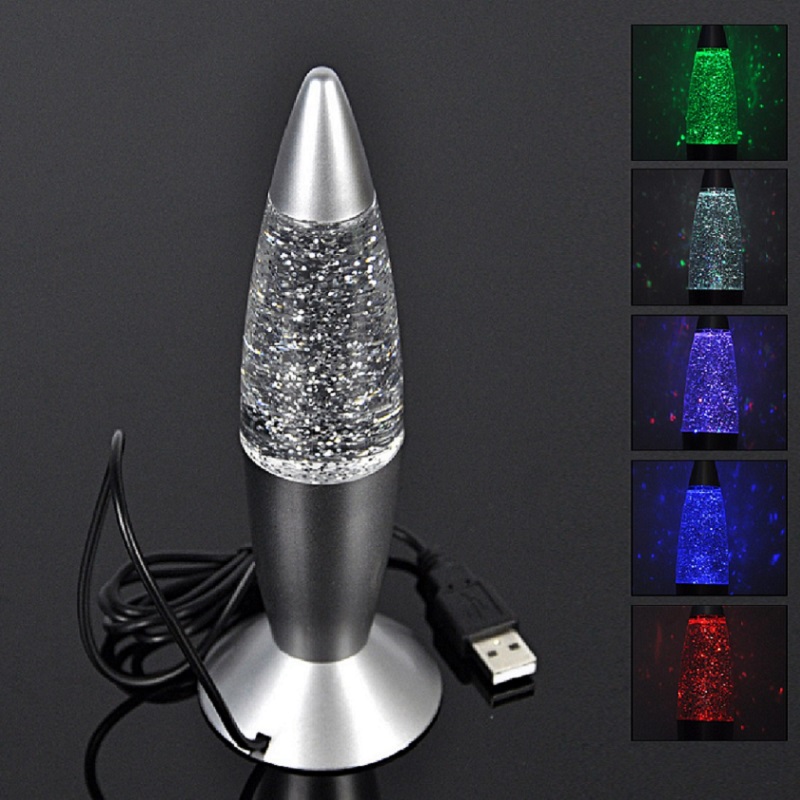 Lampu Roket LED USB Lampu Mala - Colour Changing Bulb ulasan dan harga