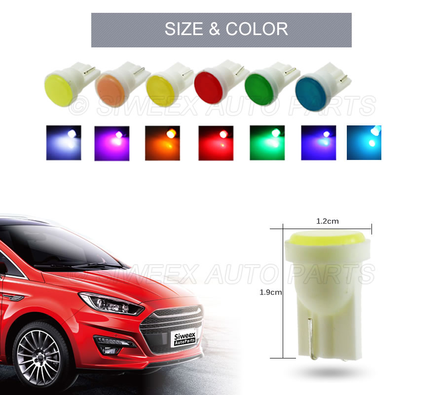 10 Buah T10 W5W Lampu Baca Pel - Colour Changing Bulb ulasan dan harga