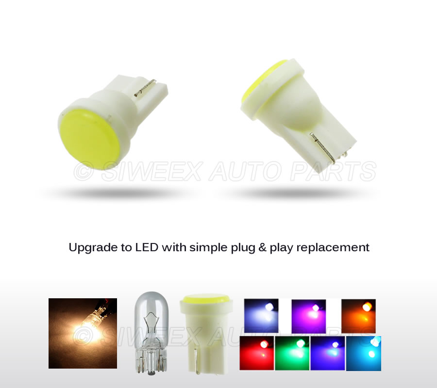 10 Buah T10 W5W Lampu Baca Pel - Colour Changing Bulb ulasan dan harga