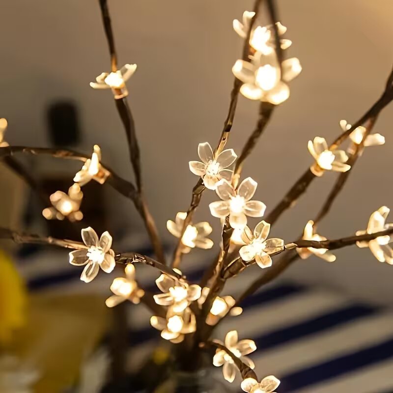 1/2 Buah 20LED Lampu Cabang Po - Lighting Decor For Home ulasan dan harga