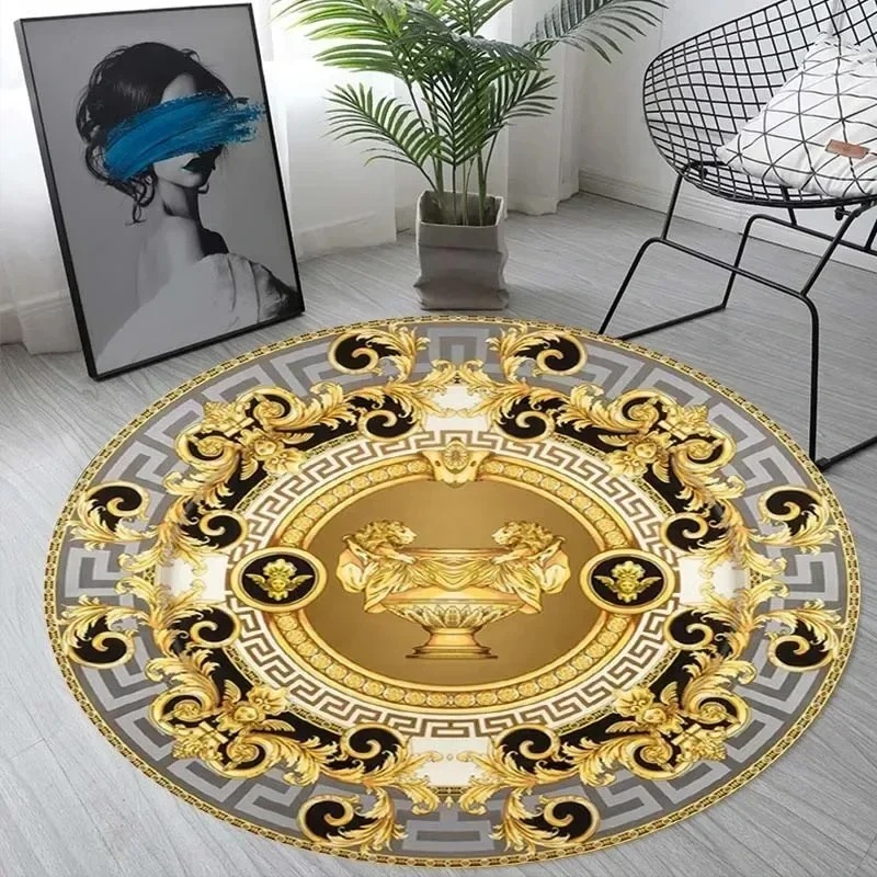 Karpet Bulat Eropa Mewah Berla - Home Decor Lighting Wholesale ulasan dan harga