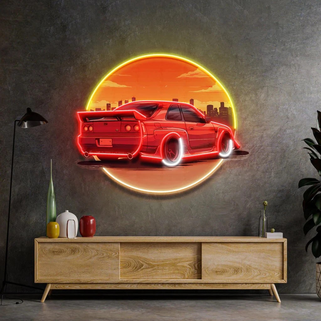Papan Neon Mobil Bergaya Sunse - Bathroom Lighting Decor Ideas ulasan dan harga