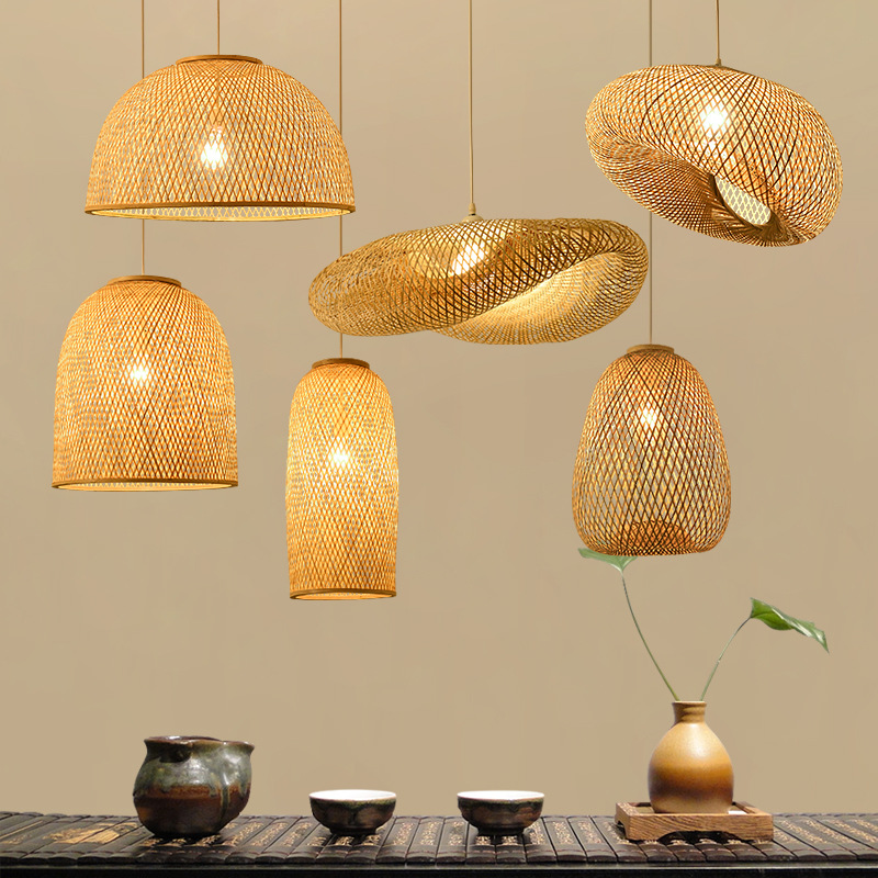 Lampu Gantung Rotan Bambu Desa - Home Decor Lighting Wholesale ulasan dan harga