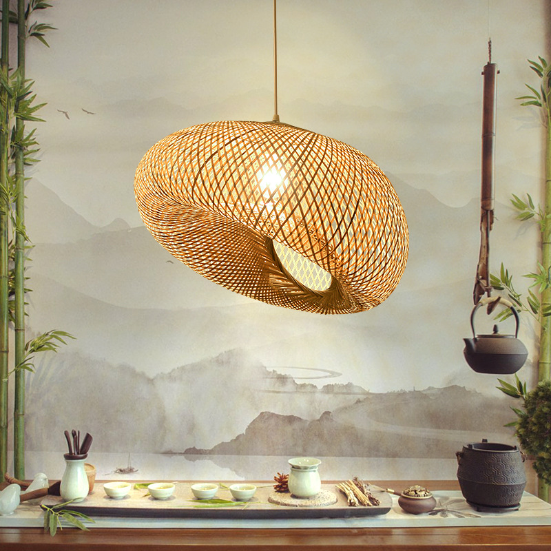 Lampu Gantung Rotan Bambu Desa - Home Decor Lighting Wholesale ulasan dan harga