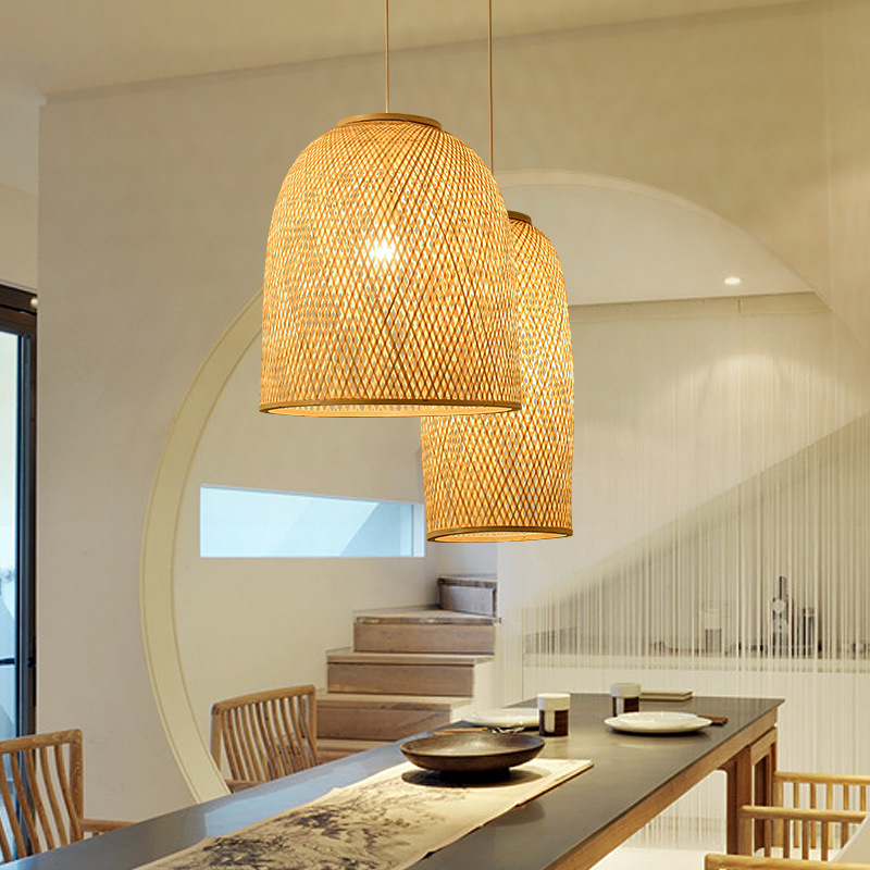 Lampu Gantung Rotan Bambu Desa - Home Decor Lighting Wholesale ulasan dan harga
