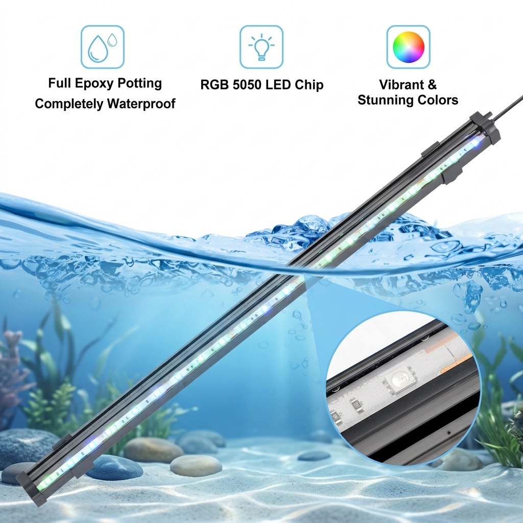 Lampu Gelembung Udara Akuarium - Colour Changing Bulb ulasan dan harga