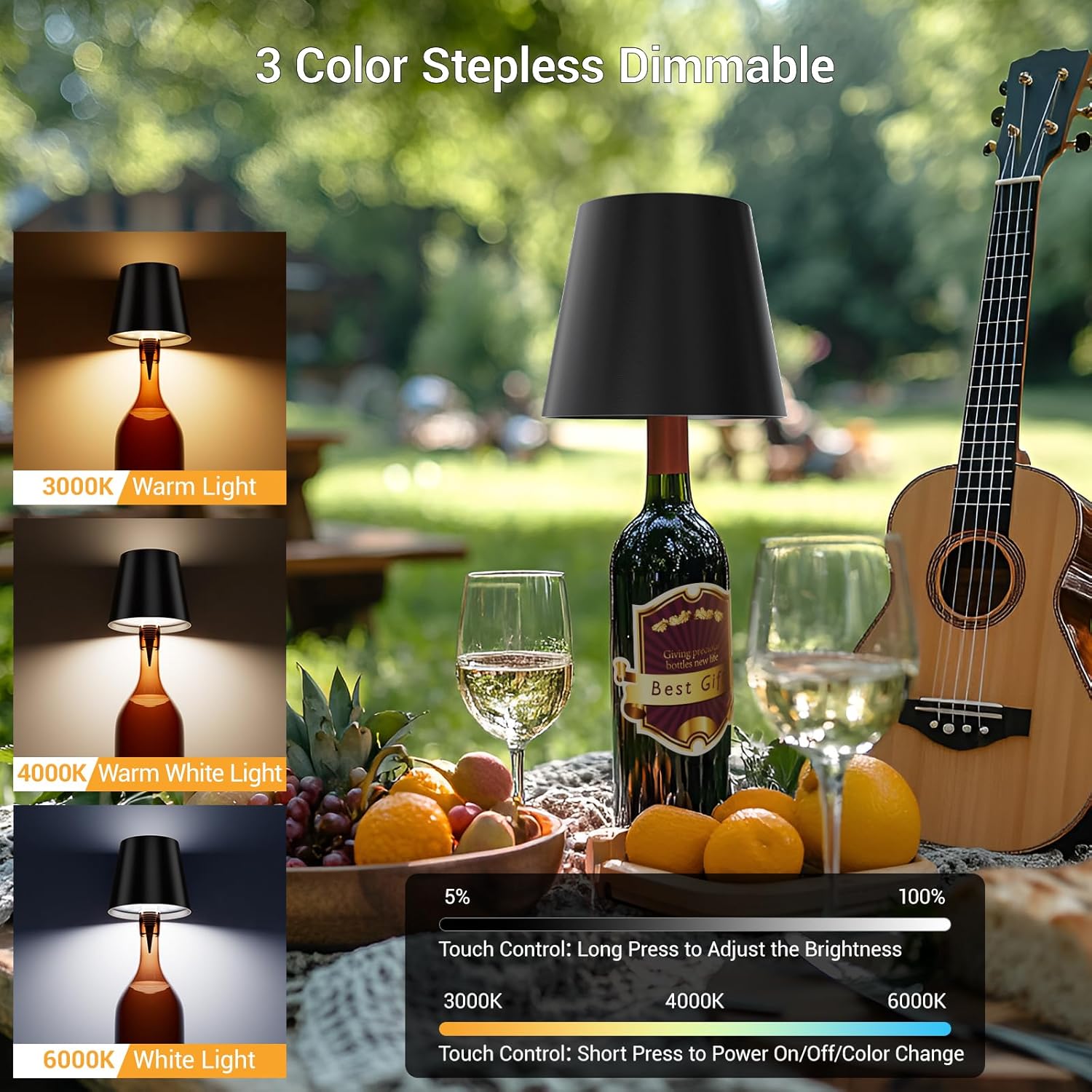 Lampu LED Botol Anggur Baru, L - Colour Changing Bulb ulasan dan harga