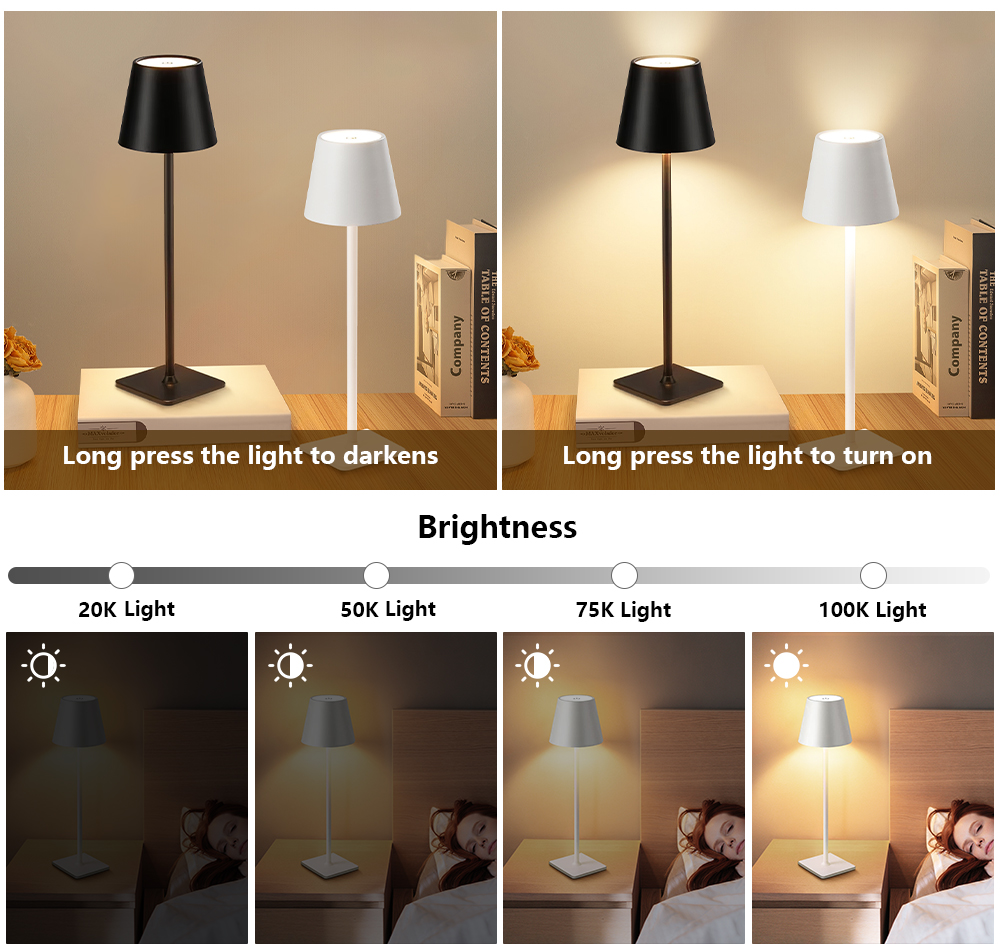 Lampu Meja LED Isi Ulang Nirka - Lighting Decoration ulasan dan harga